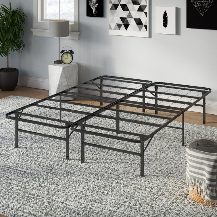 Alwyn Home Moraga 14'' Wire-Grid Bed Frame & Reviews | Wayfair